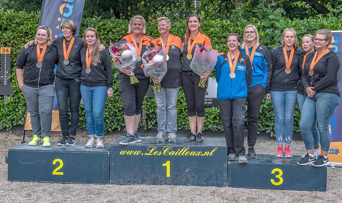 16-06-2019: KATY KAMPS MET HAAR TEAM NEDERLANDS KAMPIOEN TRIPLETTEN VOOR VROUWEN