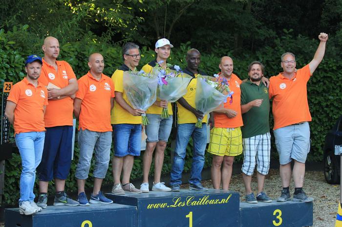 Podium 'Teamranking-toernooi Zeist Open.'