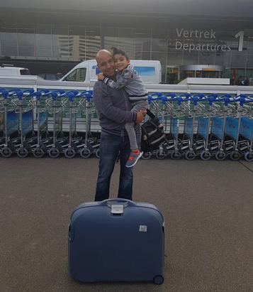 Essa Agzoul op weg naar het WK-Tripletten.
